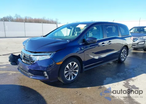 2022 Honda Odyssey Ex-L z USA, uszkodzony, nr VIN 5FNRL6H76NB011371